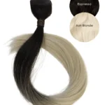 Ombre Espresso (1C) to Ash Blonde (60C)