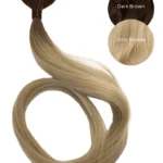 Rooted Dark Brown (2) to Dirty Blonde (19C)