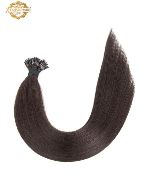 Nano Ring Hair Extensions #2c Dark Chocolate Brown - Darker Shades